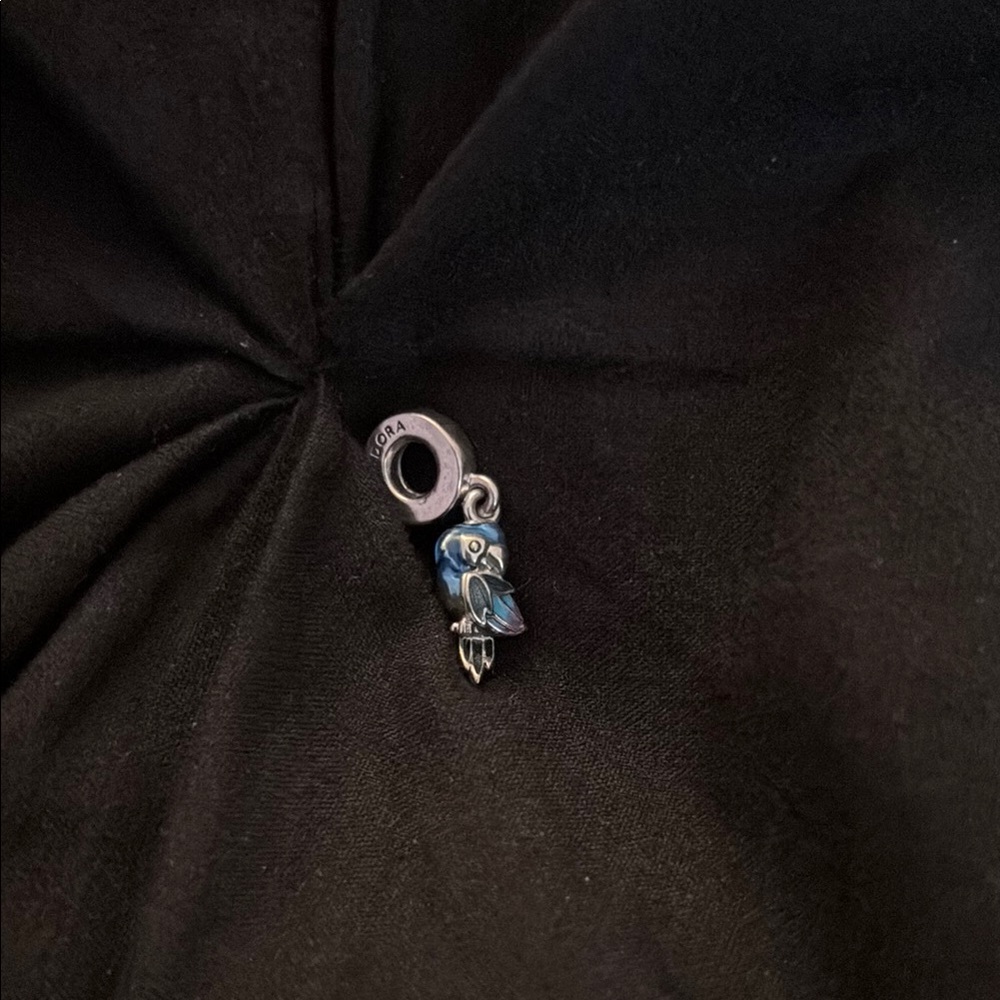 AUTHENTIC Pandora Blue Parrot charm
